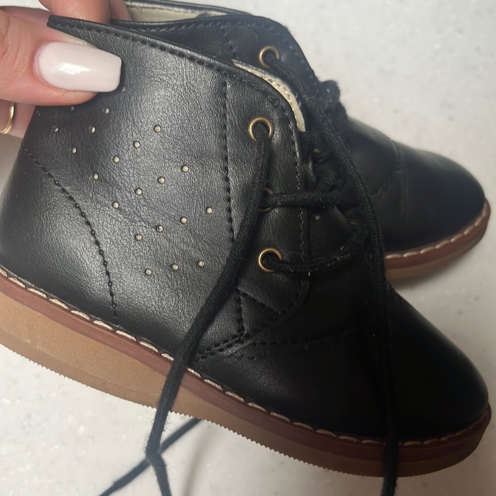 Rylee and Crew black toddler boots